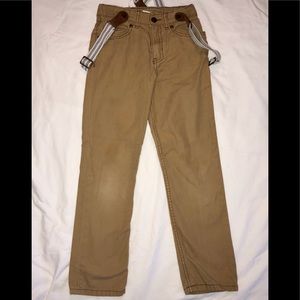Boys 7 suspender pants